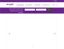 Tablet Screenshot of inhairent.com